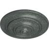 image13 14OD x 12P Classic Ceiling Medallion Fits Canopies up to 4 18Athenian Green Crackle Flat Finish