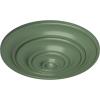 image13 14OD x 12P Classic Ceiling Medallion Fits Canopies up to 4 18Athenian Green Flat Finish