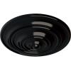 image13 14OD x 12P Classic Ceiling Medallion Fits Canopies up to 4 18Black Pearl Metallic Series