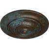 image13 14OD x 12P Classic Ceiling Medallion Fits Canopies up to 4 18Bronze Blue Patina Metallic Series