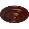 image13 14OD x 12P Classic Ceiling Medallion Fits Canopies up to 4 18Brushed Mahogany Flat Finish