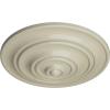 image13 14OD x 12P Classic Ceiling Medallion Fits Canopies up to 4 18Clear Yellow Flat Finish