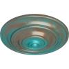 image13 14OD x 12P Classic Ceiling Medallion Fits Canopies up to 4 18Copper Green Patina Metallic Series