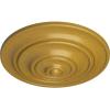 image13 14OD x 12P Classic Ceiling Medallion Fits Canopies up to 4 18Iridescent Gold Metallic Series