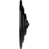 image13 14OD x 12P Classic Ceiling Medallion Fits Canopies up to 4 18Jet Black Flat Finish