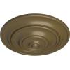 image13 14OD x 12P Classic Ceiling Medallion Fits Canopies up to 4 18Mississippi Mud Flat Finish