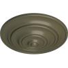 image13 14OD x 12P Classic Ceiling Medallion Fits Canopies up to 4 18Painted Turtle Flat Finish