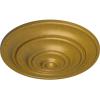 image13 14OD x 12P Classic Ceiling Medallion Fits Canopies up to 4 18Pharaohs Gold Metallic Series