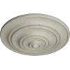 image13 14OD x 12P Classic Ceiling Medallion Fits Canopies up to 4 18Pot of Cream Crackle Flat Finish