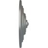 image13 14OD x 12P Classic Ceiling Medallion Fits Canopies up to 4 18Silver Metallic Series