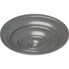 image13 14OD x 12P Classic Ceiling Medallion Fits Canopies up to 4 18Silver Metallic Series