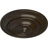 image13 14OD x 12P Classic Ceiling Medallion Fits Canopies up to 4 18Stone Hearth Crackle Flat Finish