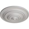 image13 14OD x 12P Classic Ceiling Medallion Fits Canopies up to 4 18Ultra Pure White Flat Finish