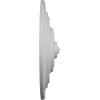image13 14OD x 12P Classic Ceiling Medallion Fits Canopies up to 4 18Ultra Pure White Flat Finish