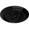 image16 78OD x 58P Vienna Ceiling Medallion Fits Canopies up to 3 14Black Pearl Metallic Series