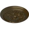 image16 78OD x 58P Vienna Ceiling Medallion Fits Canopies up to 3 14Brass Metallic Series