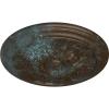 image16 78OD x 58P Vienna Ceiling Medallion Fits Canopies up to 3 14Bronze Blue Patina Metallic Series