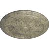 image16 78OD x 58P Vienna Ceiling Medallion Fits Canopies up to 3 14Castle Stone Crackle Flat Finish