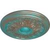 image16 78OD x 58P Vienna Ceiling Medallion Fits Canopies up to 3 14Copper Green Patina Metallic Series