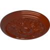 image16 78OD x 58P Vienna Ceiling Medallion Fits Canopies up to 3 14Firebrick Flat Finish