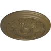 image16 78OD x 58P Vienna Ceiling Medallion Fits Canopies up to 3 14Mississippi Mud Flat Finish