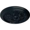image16 78OD x 58P Vienna Ceiling Medallion Fits Canopies up to 3 14Night Shade Flat Finish