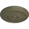 image16 78OD x 58P Vienna Ceiling Medallion Fits Canopies up to 3 14Painted Turtle Flat Finish