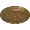 image16 78OD x 58P Vienna Ceiling Medallion Fits Canopies up to 3 14Pale Gold Metallic Series