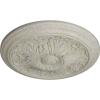 image16 78OD x 58P Vienna Ceiling Medallion Fits Canopies up to 3 14Pot of Cream Crackle Flat Finish