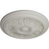 image16 78OD x 58P Vienna Ceiling Medallion Fits Canopies up to 3 14Pot of Cream Flat Finish