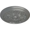 image16 78OD x 58P Vienna Ceiling Medallion Fits Canopies up to 3 14Silver Metallic Series