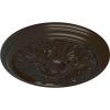 image16 78OD x 58P Vienna Ceiling Medallion Fits Canopies up to 3 14Stone Hearth Flat Finish