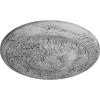 image16 78OD x 58P Vienna Ceiling Medallion Fits Canopies up to 3 14Ultra Pure White Crackle Flat Finish