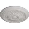 image16 78OD x 58P Vienna Ceiling Medallion Fits Canopies up to 3 14Ultra Pure White Flat Finish