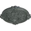 image17 38OD x 1 34P Hamilton Ceiling Medallion Fits Canopies up to 3 34Athenian Green Crackle Flat Finish