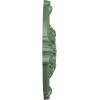 image17 38OD x 1 34P Hamilton Ceiling Medallion Fits Canopies up to 3 34Athenian Green Flat Finish