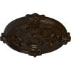 image17 38OD x 1 34P Hamilton Ceiling Medallion Fits Canopies up to 3 34Bronze Metallic Series