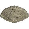 image17 38OD x 1 34P Hamilton Ceiling Medallion Fits Canopies up to 3 34Castle Stone Crackle Flat Finish