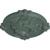 image17 38OD x 1 34P Hamilton Ceiling Medallion Fits Canopies up to 3 34Cloud Burst Flat Finish