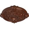 image17 38OD x 1 34P Hamilton Ceiling Medallion Fits Canopies up to 3 34Copper Penny Metallic Series