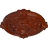 image17 38OD x 1 34P Hamilton Ceiling Medallion Fits Canopies up to 3 34Firebrick Flat Finish