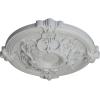 image17 38OD x 1 34P Hamilton Ceiling Medallion Fits Canopies up to 3 34Frost Flat Finish