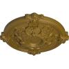 image17 38OD x 1 34P Hamilton Ceiling Medallion Fits Canopies up to 3 34Gold Rush Metallic Series