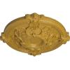 image17 38OD x 1 34P Hamilton Ceiling Medallion Fits Canopies up to 3 34Iridescent Gold Metallic Series