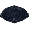 image17 38OD x 1 34P Hamilton Ceiling Medallion Fits Canopies up to 3 34Midnight Dream Flat Finish