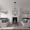 image17 38OD x 1 34P Hamilton Ceiling Medallion Fits Canopies up to 3 34Night Shade Flat Finish