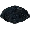 image17 38OD x 1 34P Hamilton Ceiling Medallion Fits Canopies up to 3 34Night Shade Flat Finish
