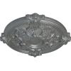 image17 38OD x 1 34P Hamilton Ceiling Medallion Fits Canopies up to 3 34Platinum Metallic Series