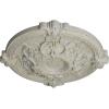 image17 38OD x 1 34P Hamilton Ceiling Medallion Fits Canopies up to 3 34Pot of Cream Crackle Flat Finish