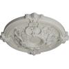 image17 38OD x 1 34P Hamilton Ceiling Medallion Fits Canopies up to 3 34Pot of Cream Flat Finish